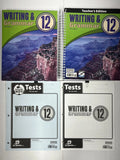 BJU Writing and Grammar 12 | 3rd ed. | SET--worktext, teacher edition, tests, answer key