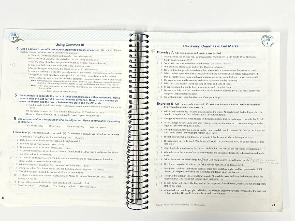 Abeka Grammar and Composition IV | 4th ed. | Teacher Key