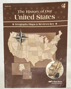 Abeka History of Our United States | geography maps review key