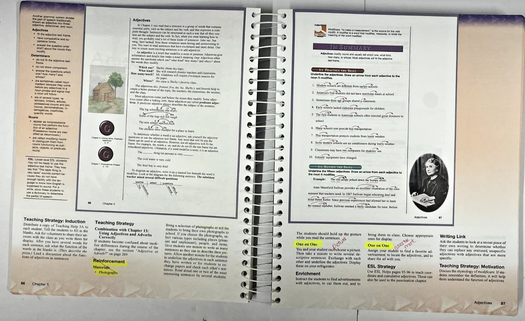 BJU Writing and Grammar 8 | 3rd ed. | SET--worktext, teacher edition, tests, answer key