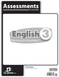 BJU English 3 Writing & Grammar | 3rd ed. | Assessments