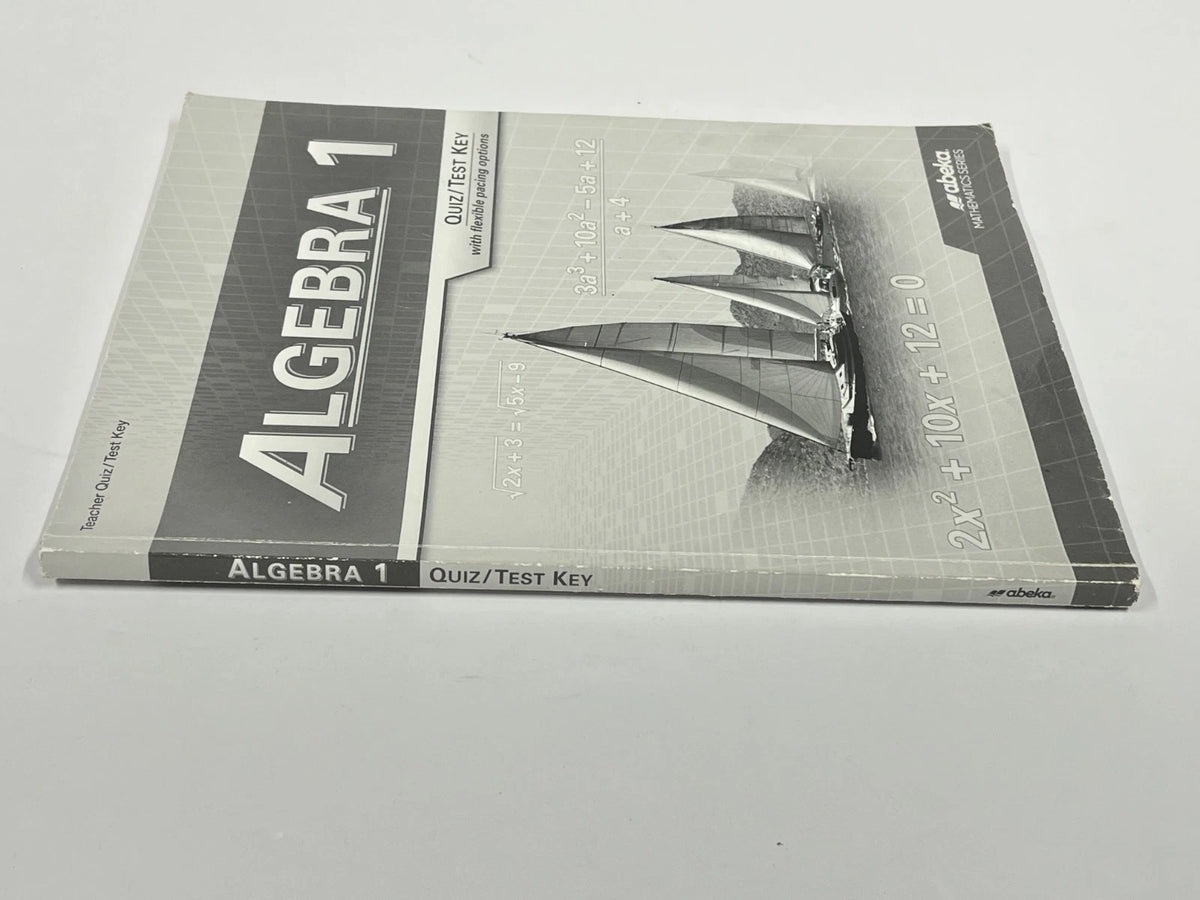 Abeka Algebra 1 | Quiz Test Key