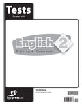 BJU English 2 Writing & Grammar | 3rd ed. | tests