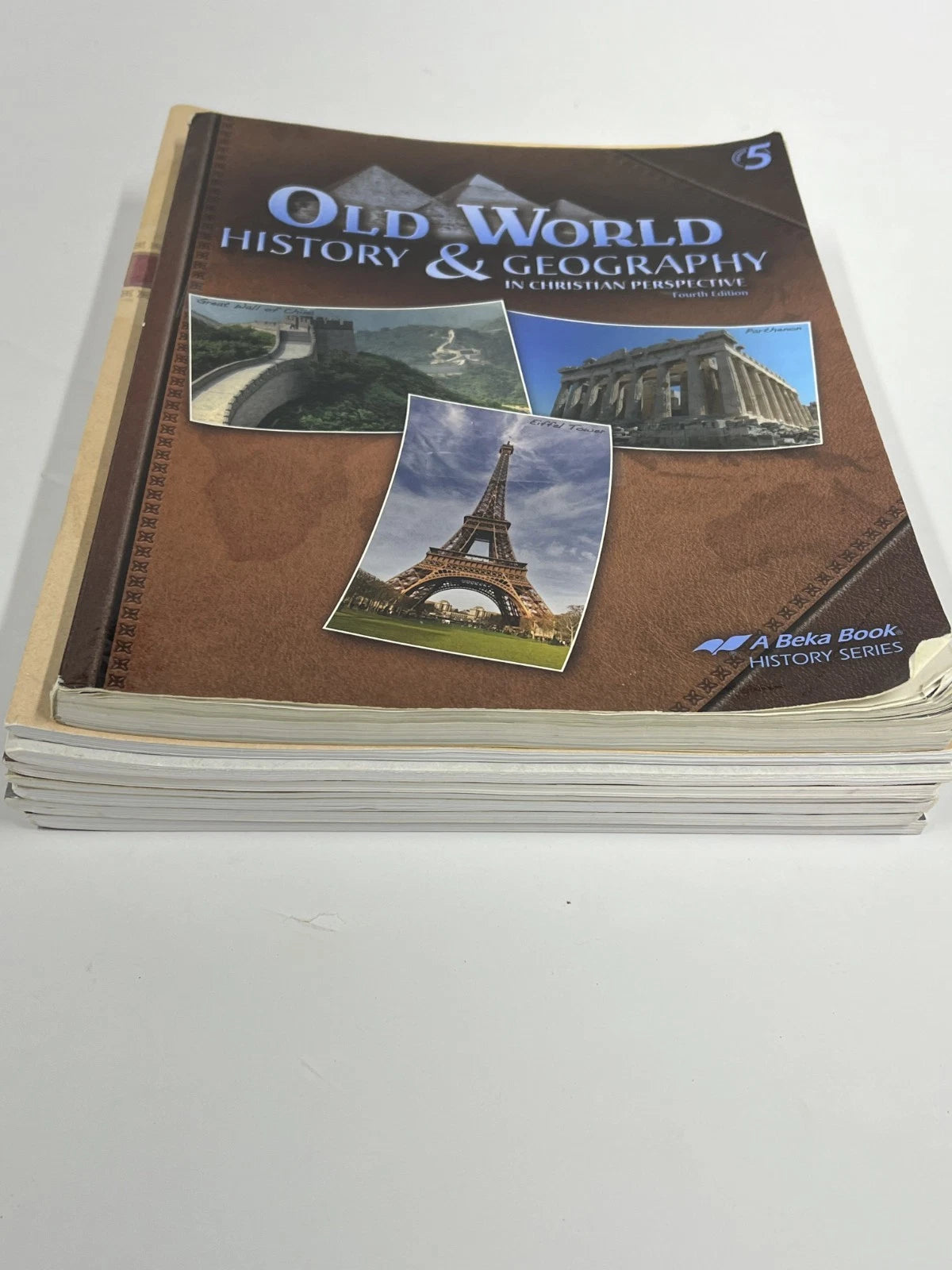 Abeka Old World History 5 Bundle | 4th ed. | Complete Used Set | Homeschool Curriculum