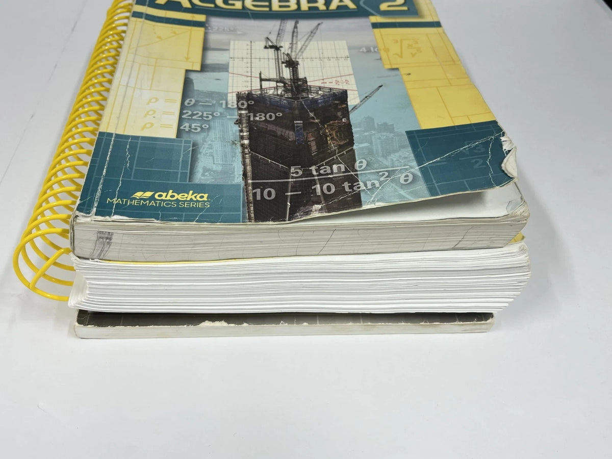 Abeka Algebra 2 | SET- textbook, quizzes tests, solution key, quiz test key