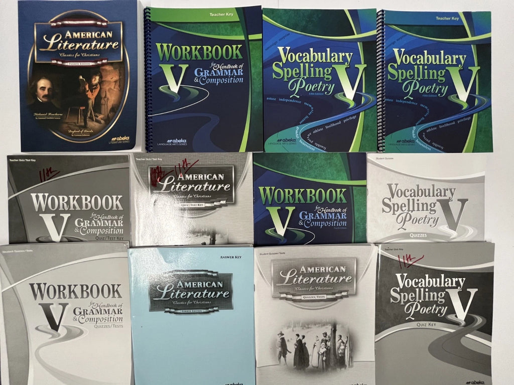 Abeka English 11 Bundle | Complete Used Set | Homeschool Curriculum