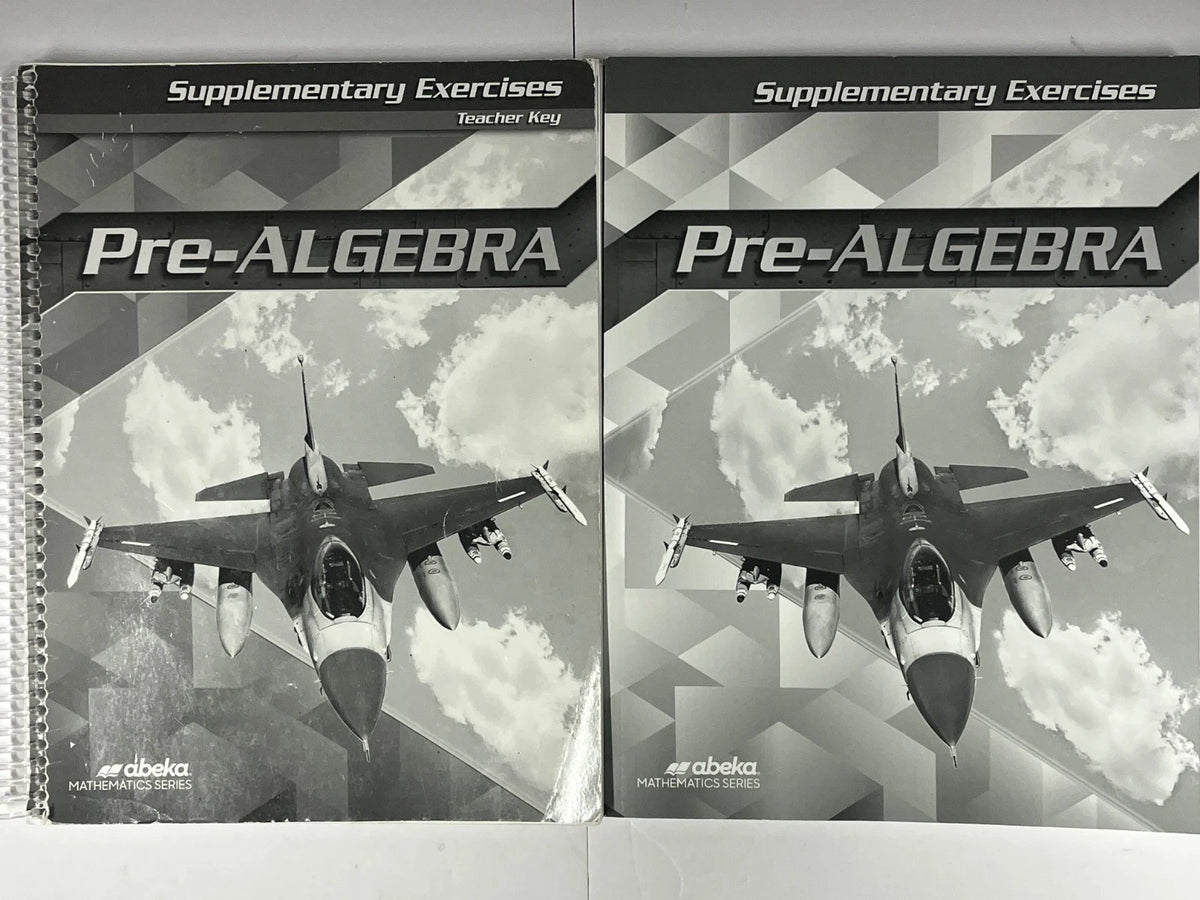Abeka Pre-Algebra | 4th ed. | Supplemental Exercises and Teacher Key